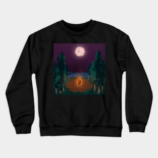 Pixel Campfire Crewneck Sweatshirt